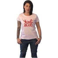 Yungblud Women's Deadhappy Back Print Cotton T-Shirt in White | Size: XS