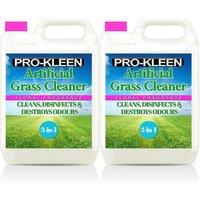 ProKleen Artificial Grass Cleaner Disinfectant 2 x 5L Floral Fragrance in Clear