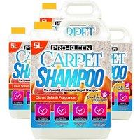 ProKleen Carpet Cleaning Shampoo Odour Remover Citrus Fragrance 4 x 5L in White