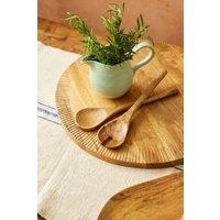 Jamie Oliver Big Love 'All-Rounder' Serving Board, Mango Wood Chopping Board, 48 x 48 x 2cm in Brown | Size: 48 x 48 x 2 cm