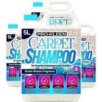 ProKleen Carpet Cleaning Shampoo Odour Remover Ocean Breeze Fragrance 4 x 5L in White