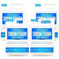 ProKleen pH Neutral Snow Foam Car Shampoo Non-Caustic Pre-Wash 4 x 5L in White