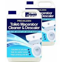 ProKleen Toilet Macerator Cleaner & Descaler 2 x 5L in Clear