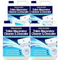 ProKleen Toilet Macerator Cleaner & Descaler 4 x 5L in Clear