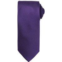 Premier Micro Waffle Tie in Purple