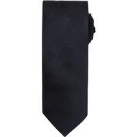 Premier Micro Waffle Tie in Black