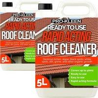 ProKleen Rapid Acting Roof Cleaner Easy & Ready to Use Formula 2 x 5L in Clear