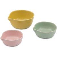 Jamie Oliver Big Love Nesting Pinch-Me Pots, Set of 3, 1, , cups | Size: 3 Pack