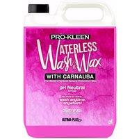 ProKleen Waterless Wash & Wax with Carnauba Wax pH Neutral Car Cleaner 1 x 5L in Clear