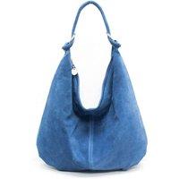 Large Slouch Italian Suede Suede Hobo Tote Shoulder Bag