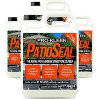ProKleen Matt Patio Path & Driveway Sealer Sealant 4 x 5L in Clear