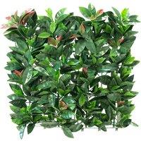Primrose American Beech Artificial Patio Hedge 16 Panels 50cm x 50cm in None | Size: 50 cm x 50 cm