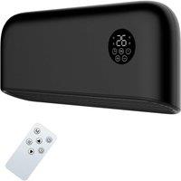 MYLEK Digital Electric Ceramic Over Door Fan Heater Air Curtain 2kW Black