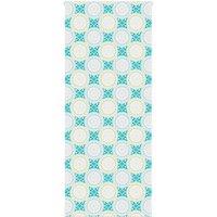 Berkfield Home Shower Roller Blind 110x240 cm Fabric Width 106 cm in Blue