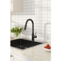 Black Modern Single Handle Kitchen Faucet