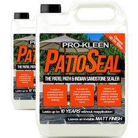 ProKleen Matt Patio Path & Driveway Sealer Sealant 2 x 5L in Clear