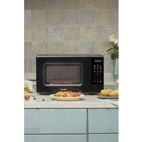 Living and Home 700w 20L Touch Control Microwave Oven with 6 Cooking Presets, Express Cook, 11 Power Levels, Defrost & Memory Function in Black