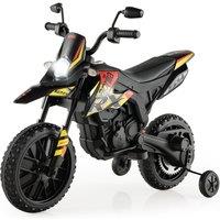 Gymax Kids Ride On Motorbike Battery Powered Motorcycle With Lights & Sounds in Black