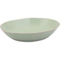 Jamie Oliver Big Love Serving Bowl, Stoneware, Green, 39 x 32 x 7cm in Green | Size: 39 x 32 x 7 cm