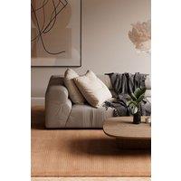 Kukoon Natural Wool Plush Deep Pile Area Rug Beige, Grey, Green in Beige | Size: 120 cm x 170 cm