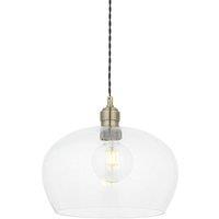 Netlighting 'LIVORNO' Dimmable Stylish Indoor Glass Single Pendant Ceiling Lamp in Yellow