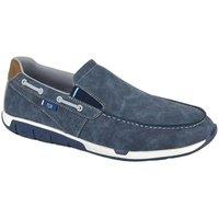 R21 Men's Boat Shoes in Navy | Size: 12