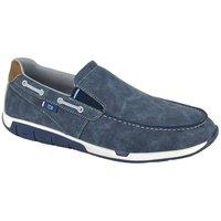 R21 Men's Boat Shoes in Navy | Size: 8