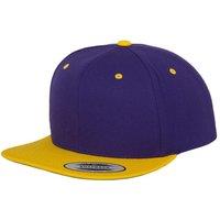 Yupoong Men's The Classic Premium Snapback 2-Tone Cap in Purple