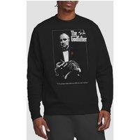 The Godfather Men's Godfather Poster Crew Sweatshirt, Black | Size: Large