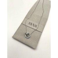 SVNX Women's Roman Numeral Necklace in Silver
