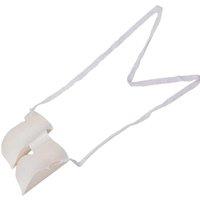 Loops White Moulded Pantyhose Dressing Aid - Easily Slide Pantyhose On - Looped Handle