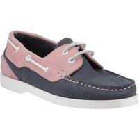Hush Puppies Women's Isabel Boat Shoe in Navy | Size: 4