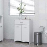 Berkfield Home Bathroom Cabinet White 60x33x80 cm Engineered Wood | Size: 60 x 33 x 80 cm
