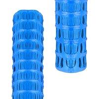 Pegdev 40M Heavy Duty Blue Plastic Barrier Fencing Mesh Netting - 5.5kg Super Strong