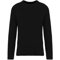 Native Spirit Men's Chunky Knit Sweatshirt in Black | Size: 3XL