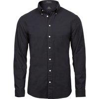 TEE JAYS Men's Perfect Oxford Shirt in Black | Size: Large