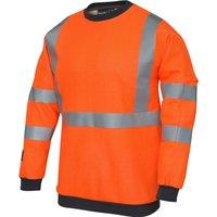 Pegdev Men's Hi-Vis FR Arc Sweatshirt Orange ARC 2 Protection | Size: 3XL