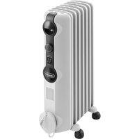 DELONGHI Oil Filled Radiator 1500W, TRRS0715 in White | Size: Single