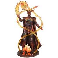 KDMD Fire Elemental Wizard Figurine in Yellow