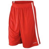 Spiro Men's Basketball Shorts in Red | Size: XS