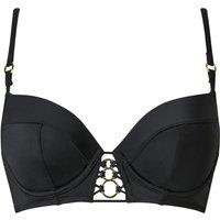 Ann Summers Women's Miami Dreams Underwired Bikini Top in Black | Size: 32B