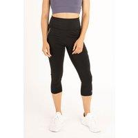 Luke 1977 Women's Resistance 3 Quarter Leggings in Jet Black | Size: Small