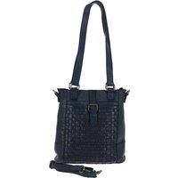 'Perfezione' Vintage Woven Leather Shoulder Bag