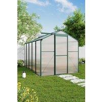 10x6 ft Aluminium Walk-in Greenhouse with Window
