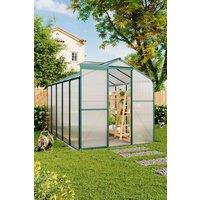 Aluminium Hobby Greenhouse with Window Opening