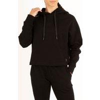 Luke 1977 Women's Cobra Cropped Hoodie in Jet Black | Size: Small