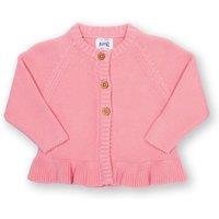 Kite Girl's Baby My First Organic Cotton Cardi Pink | Size: 6-9 m