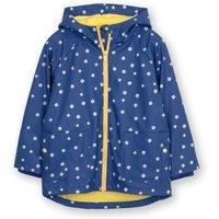 Kite Girl's Chamomile Daisy Splash Coat in Navy | Size: 3 Years