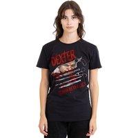 Paramount Home Entertainment Men's Dexter Blood Never Lies T-Shirt, Black | Size: Medium