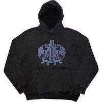 Black Sabbath Angels Pullover Stone Wash Hoodie in Grey | Size: Medium